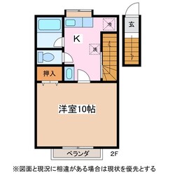 CASAまさき Ｄの物件間取画像